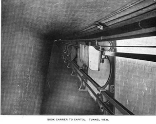Illustration for article titled There's a Hidden Conveyor Belt Under the Capitol That Was Just for Moving Books